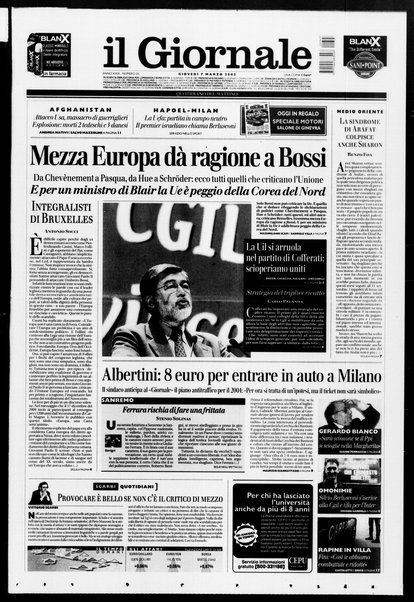 Il giornale : quotidiano del mattino